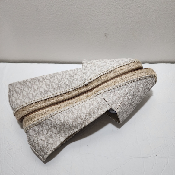 Michael Kors Kendrick Logo Printed Slip-On Espadrilles Women's Size 9M Shoes - Picture 6 of 9